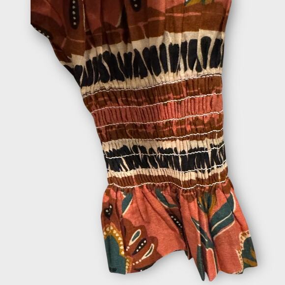 Farm Rio Riad Botanical Blouse Size XS - Picture 8 of 14